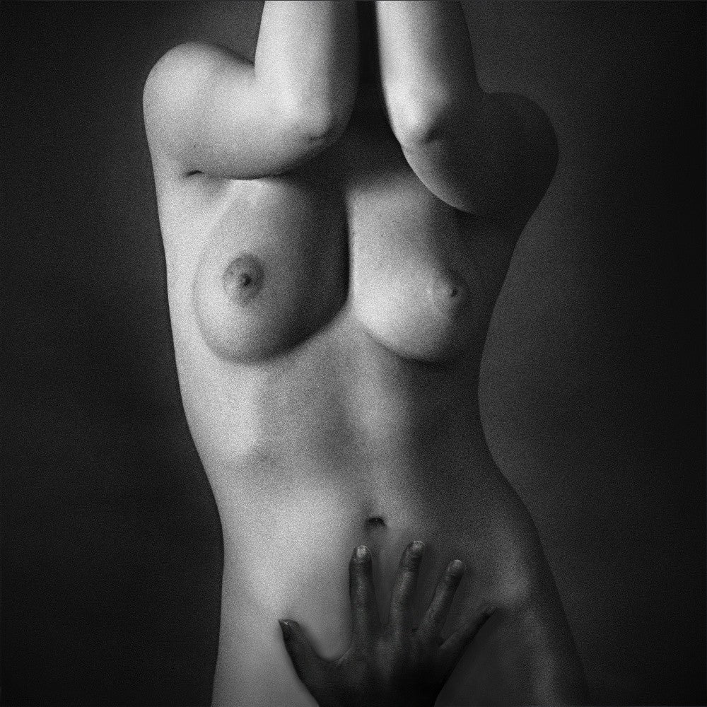 black and white