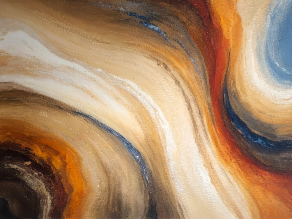Warm Color Palette And Organic Flow