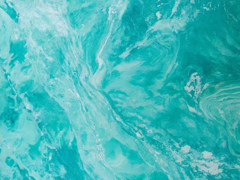 Fluid Movement In Aqua Tones