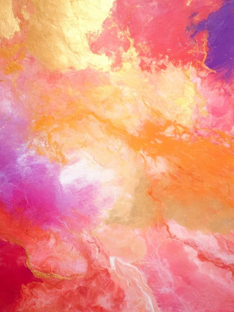 Radiant Hues and Golden Glow