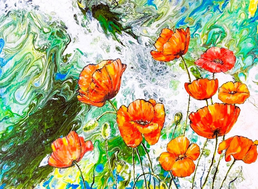 Poppies meadow