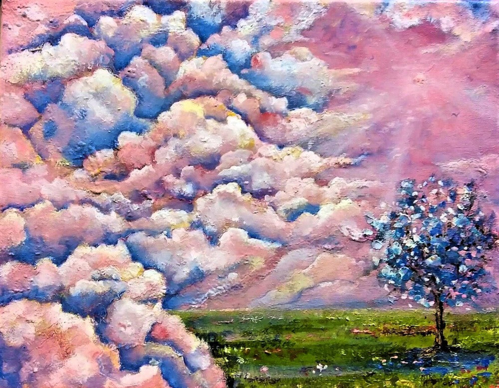 Pink landscape