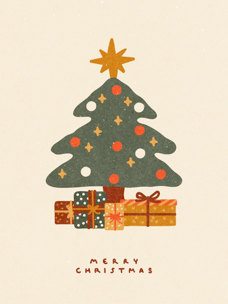 Christmas tree with gifts