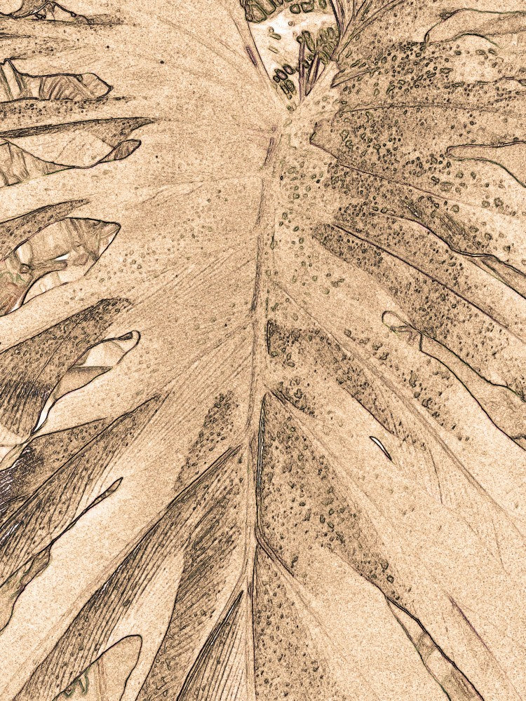 Nervures de Feuilles Dorées