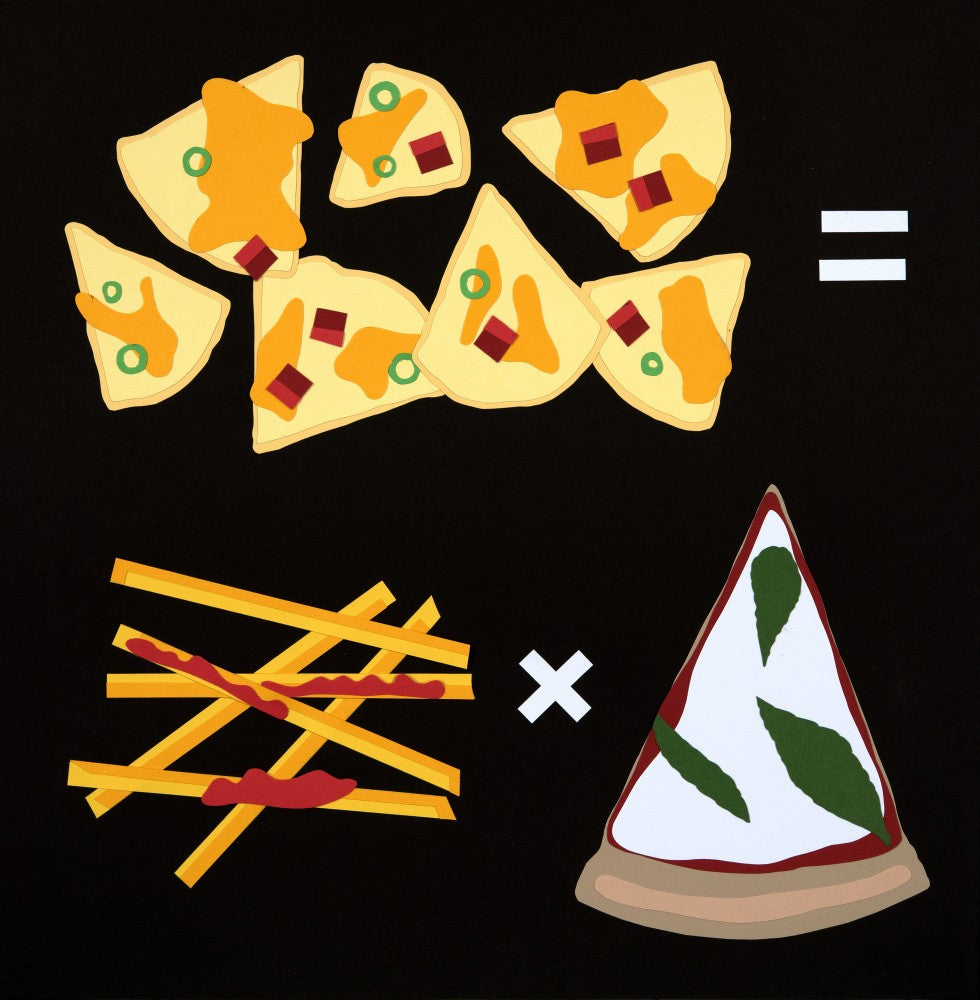 Essens-Mathematik: Pizza x Pommes frites = Nachos