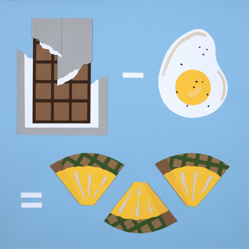 Food Math: Chocolate - Egg = Pineapple