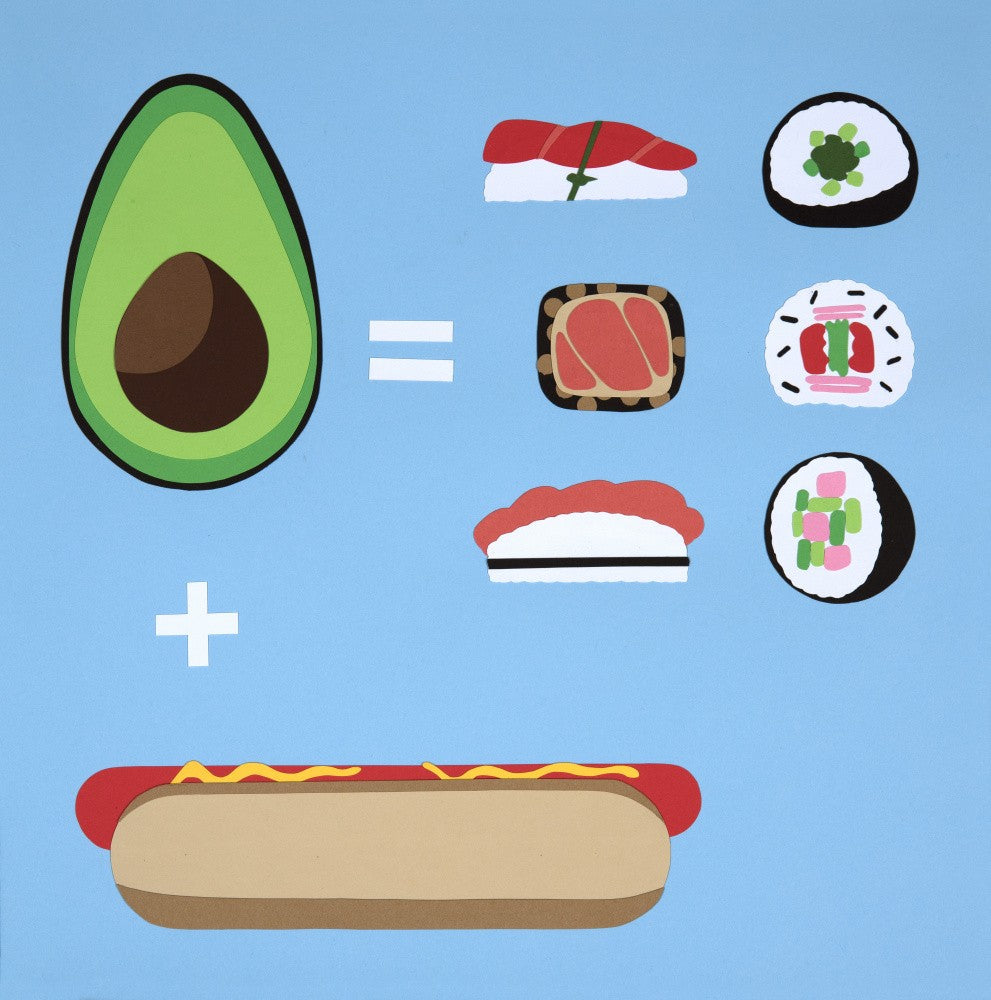 Essens-Mathematik: Hot Dog + Avocado = Sushi