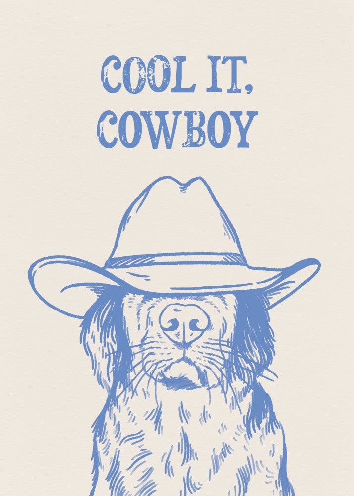 Cool it Cowboy Blue