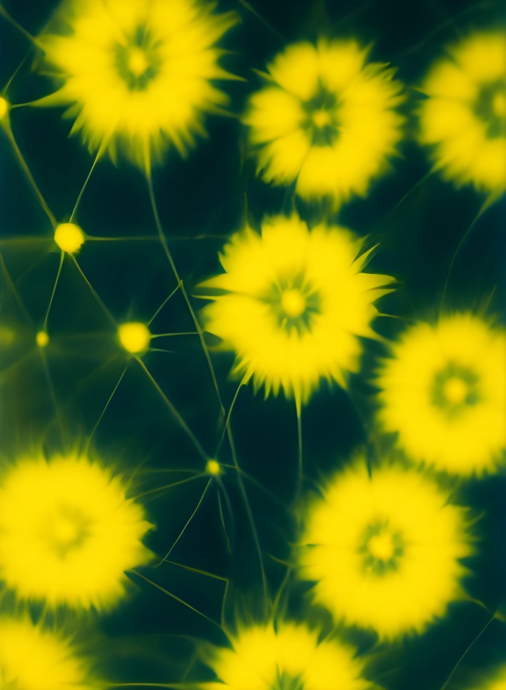 Faded Yellow Flowers