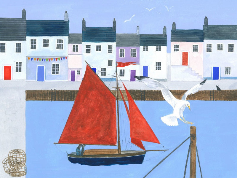 Serenity Of Seaside Life