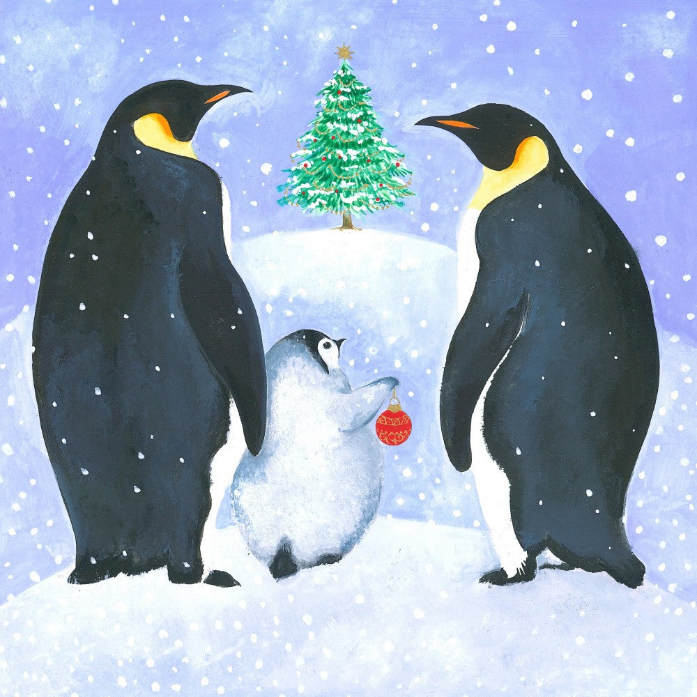 Penguins At Christmas