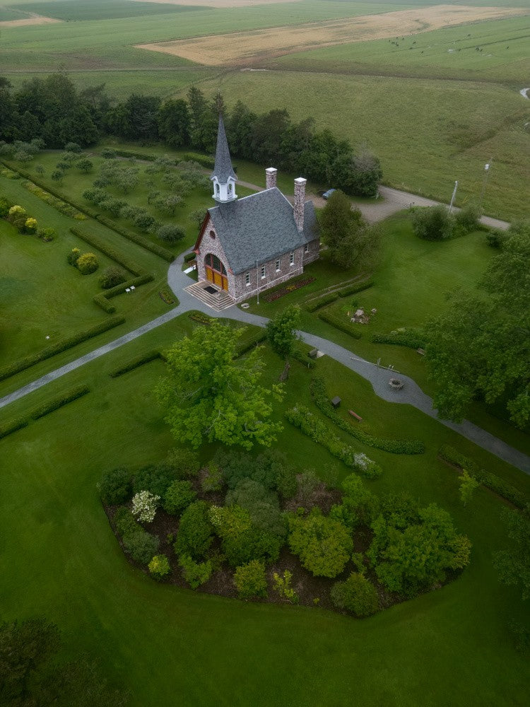 Birds eye view of Church