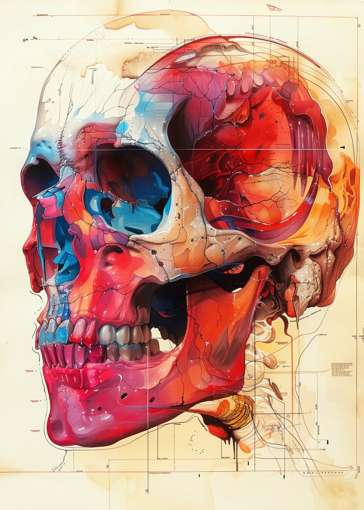 Anatomy Art 1 skull