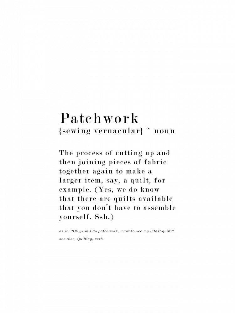 Patchwork Definition