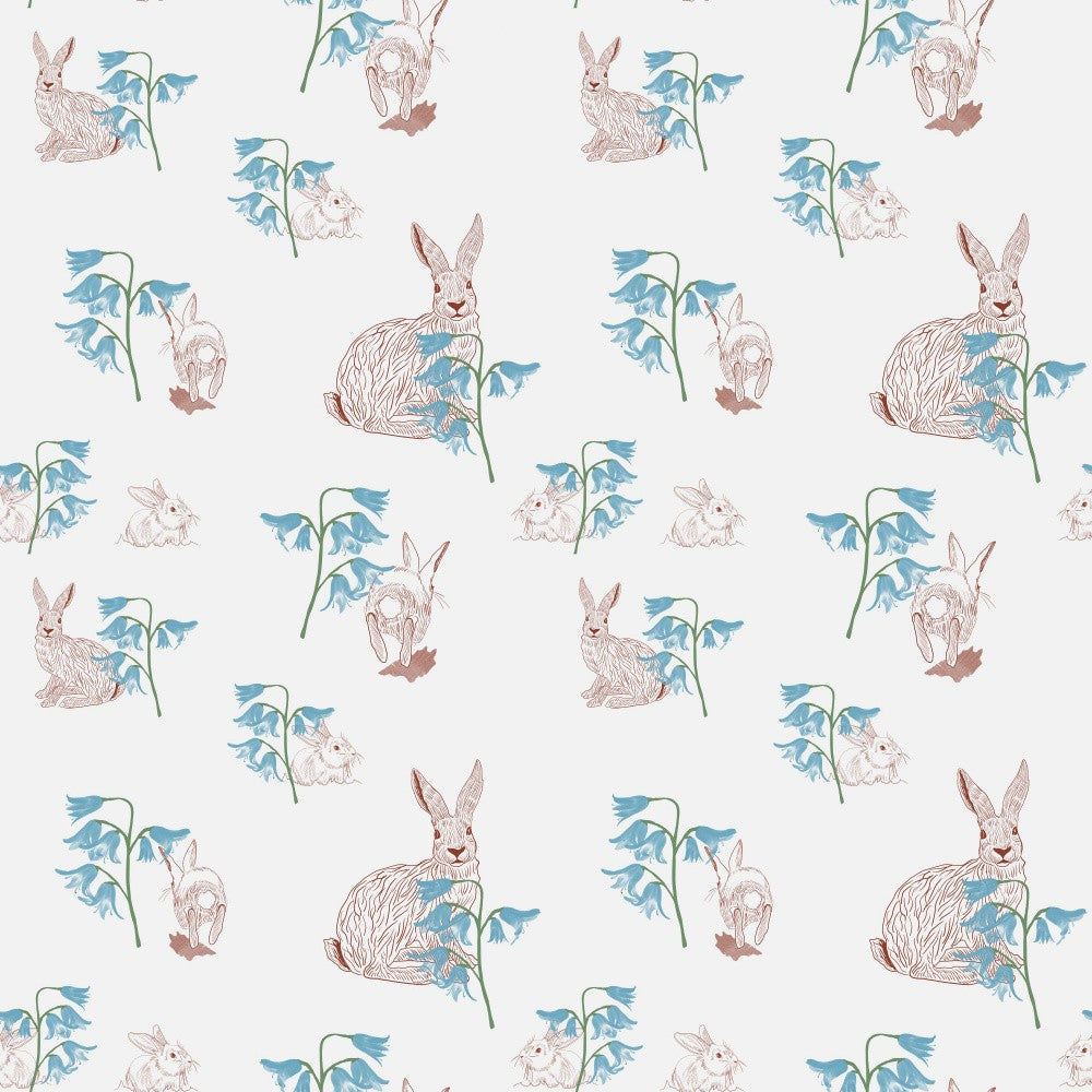 Hase und Glockenblume