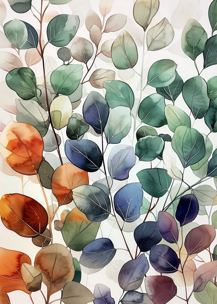 Nature Flowers and Leaves Watercolor Art (4)