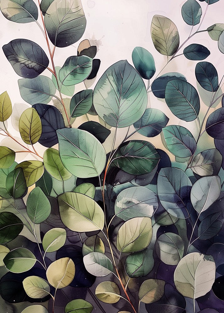 Nature Flowers and Leaves Watercolor Art (7)