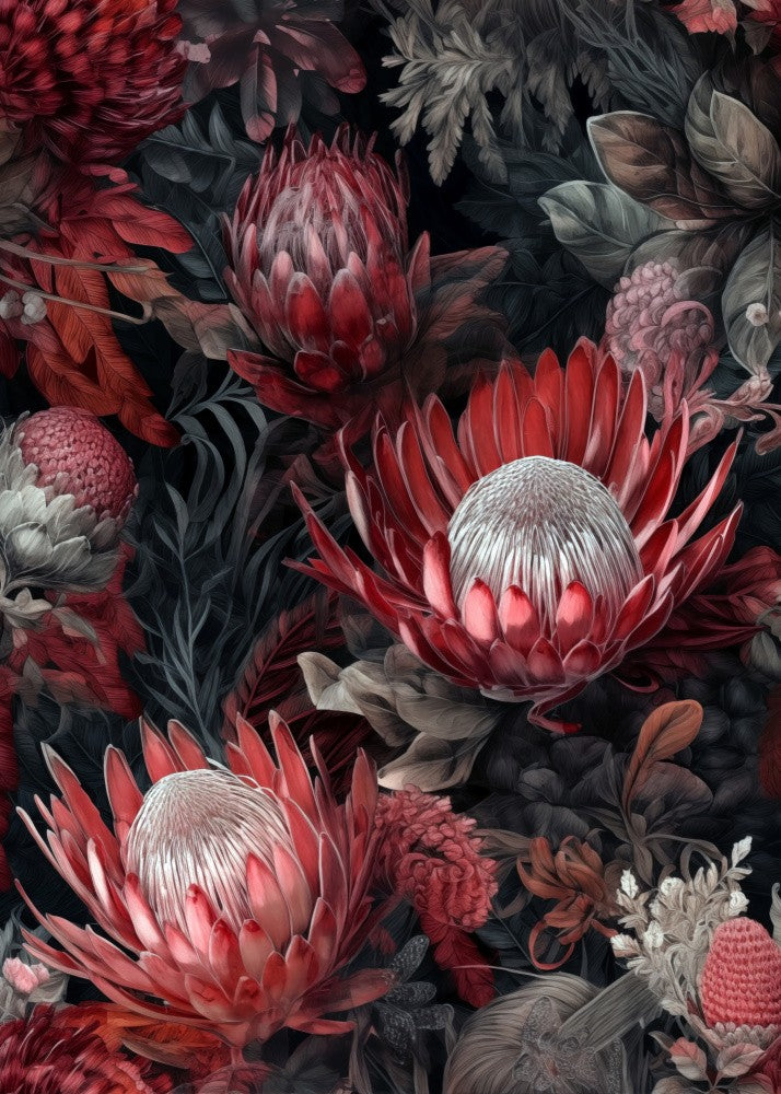 Nature Flowers and Leaves Watercolor Art (24)