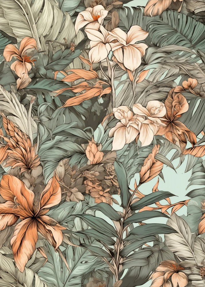Nature Flowers and Leaves Watercolor Art (25)