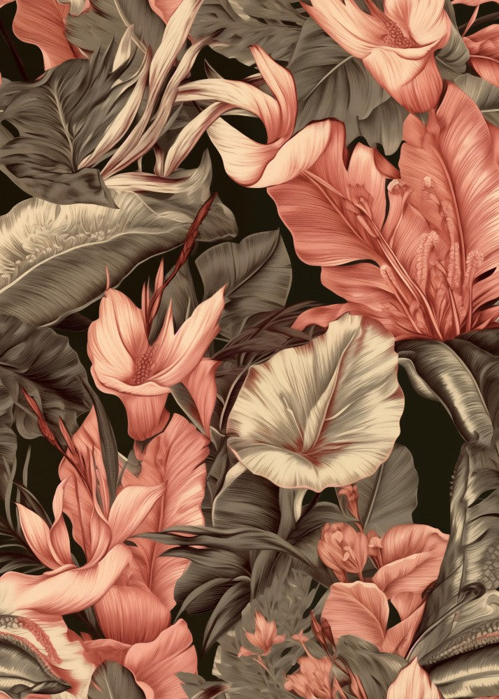 Nature Flowers and Leaves Watercolor Art (26)