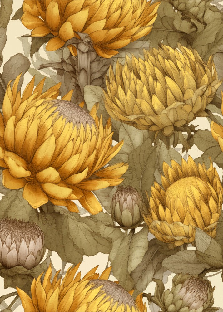 Nature Flowers and Leaves Watercolor Art (28)