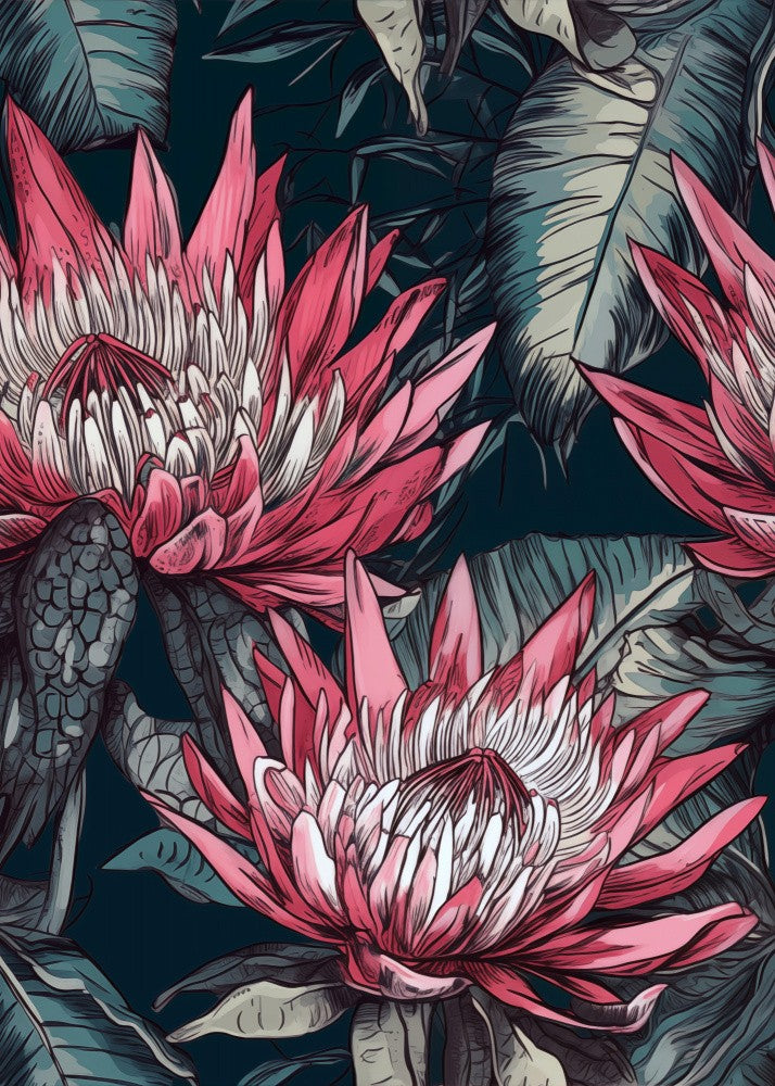 Nature Flowers and Leaves Watercolor Art (31)