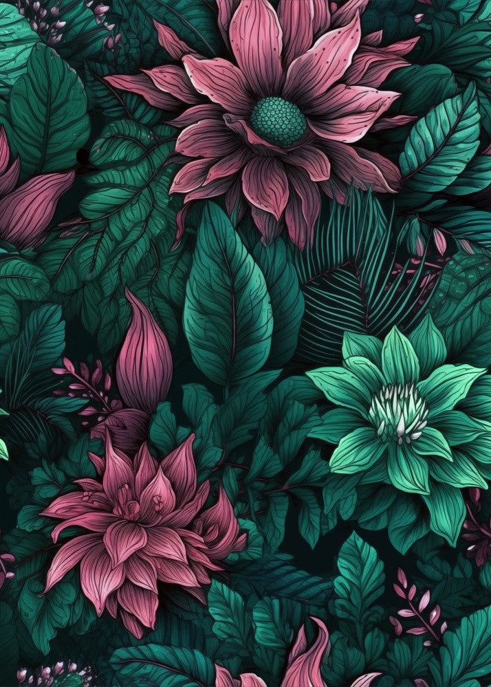Nature Flowers and Leaves Watercolor Art (34)