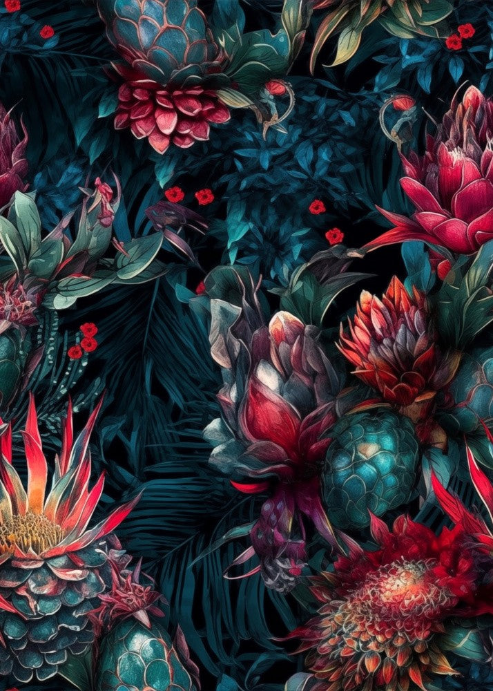 Nature Flowers and Leaves Watercolor Art (37)