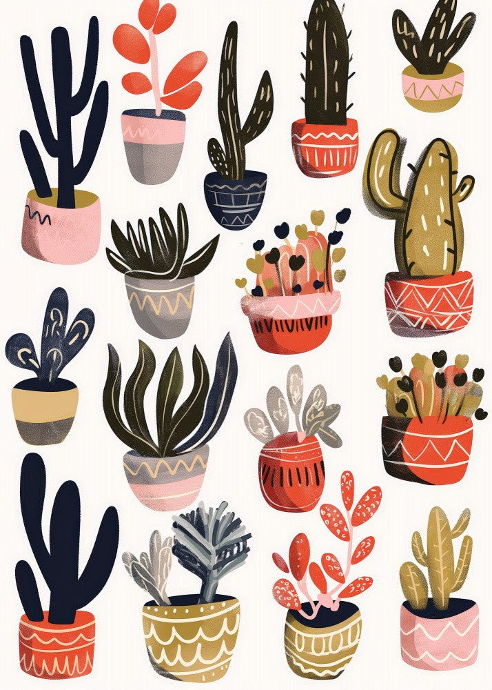 Succulent and cacti Potted florals (40)