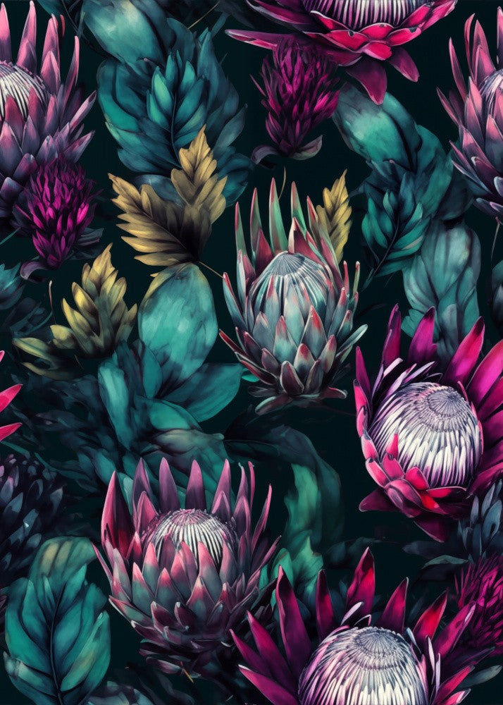 Nature Flowers and Leaves Watercolor Art (48)