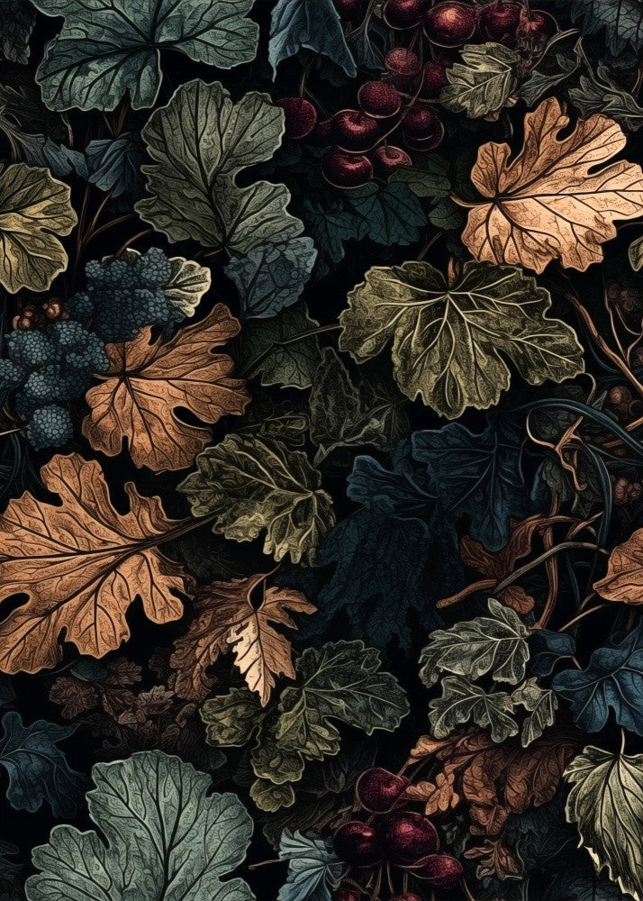 Nature Flowers and Leaves Watercolor Art (50)