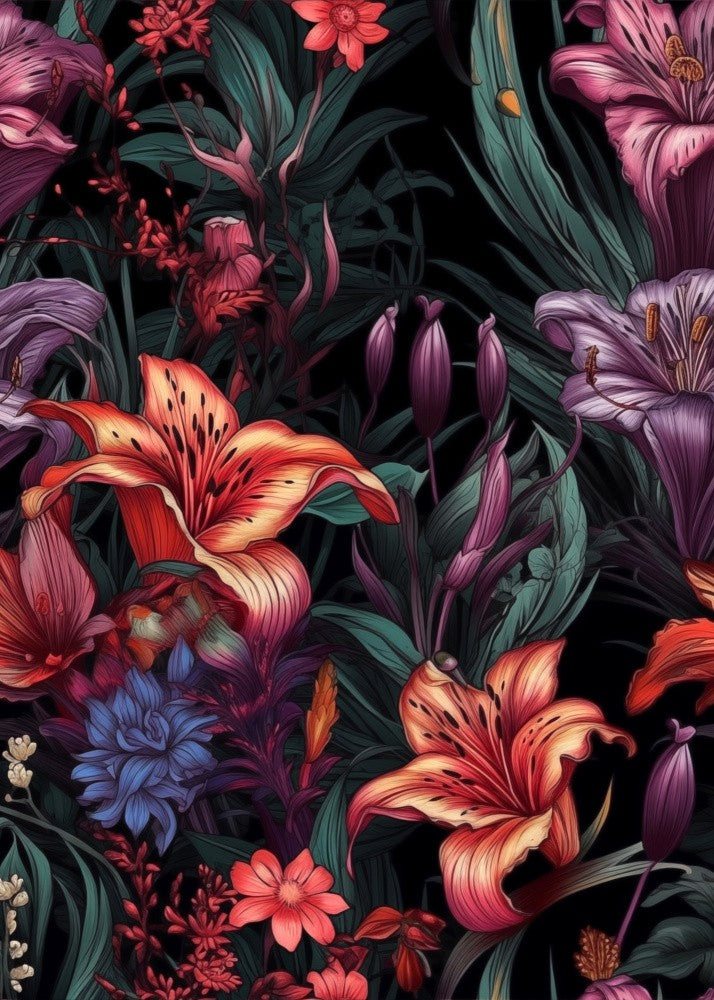 Nature Flowers and Leaves Watercolor Art (61)