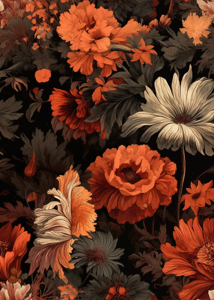 Nature Flowers and Leaves Watercolor Art (63)