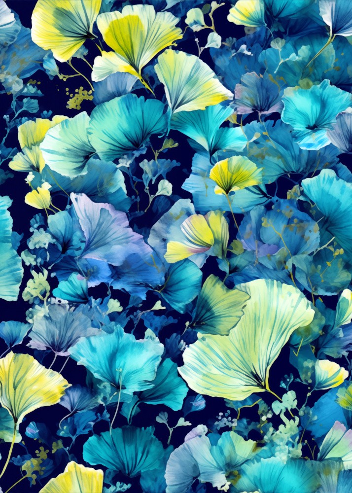 Nature Flowers and Leaves Watercolor Art (67)