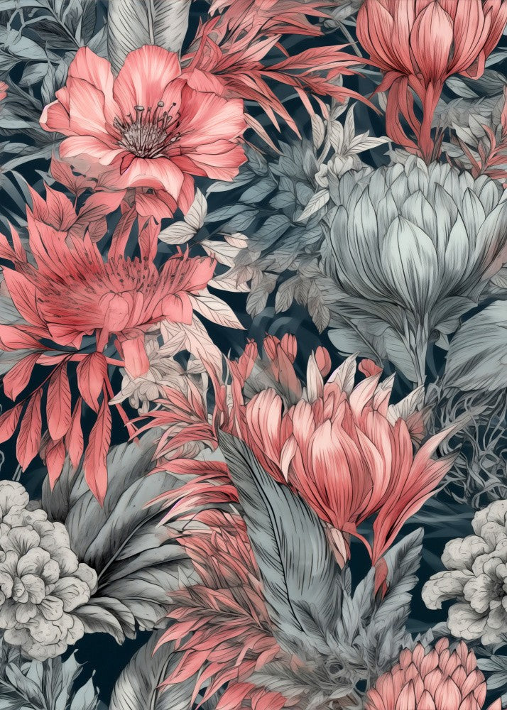 Nature Flowers and Leaves Watercolor Art (71)