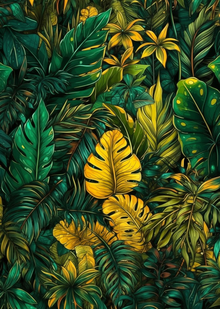 Nature Flowers and Leaves Watercolor Art (73)