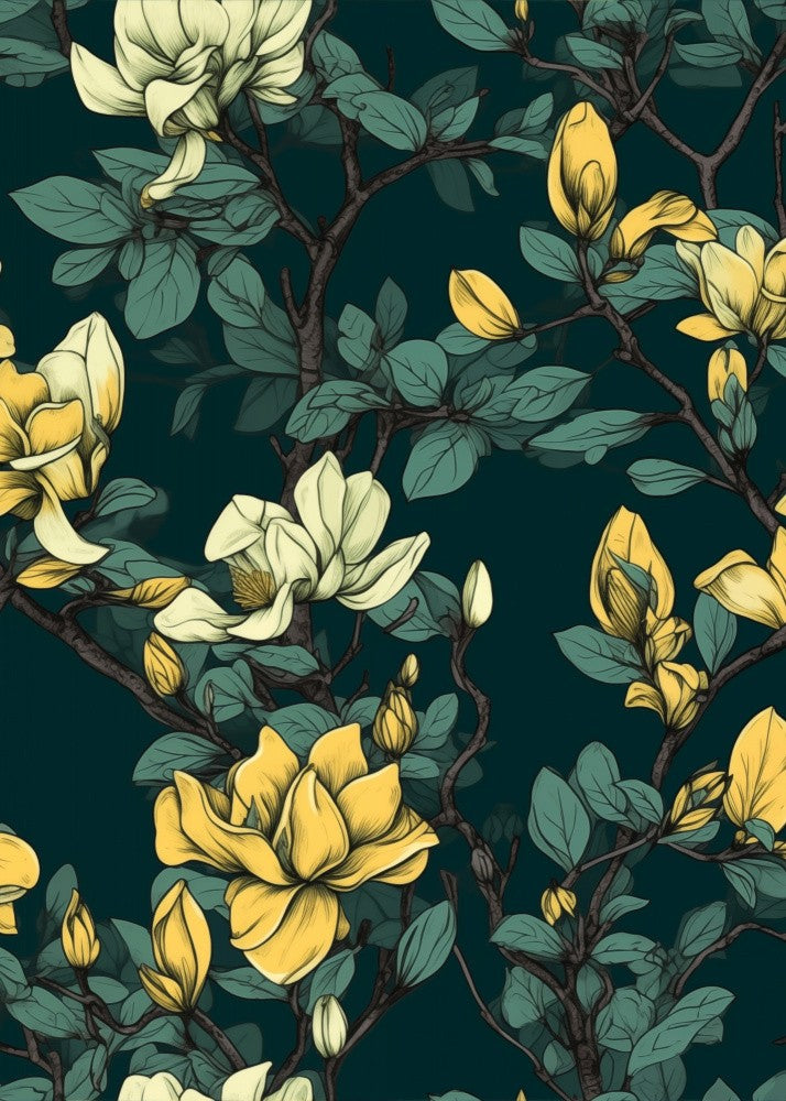 Nature Flowers and Leaves Watercolor Art (77)
