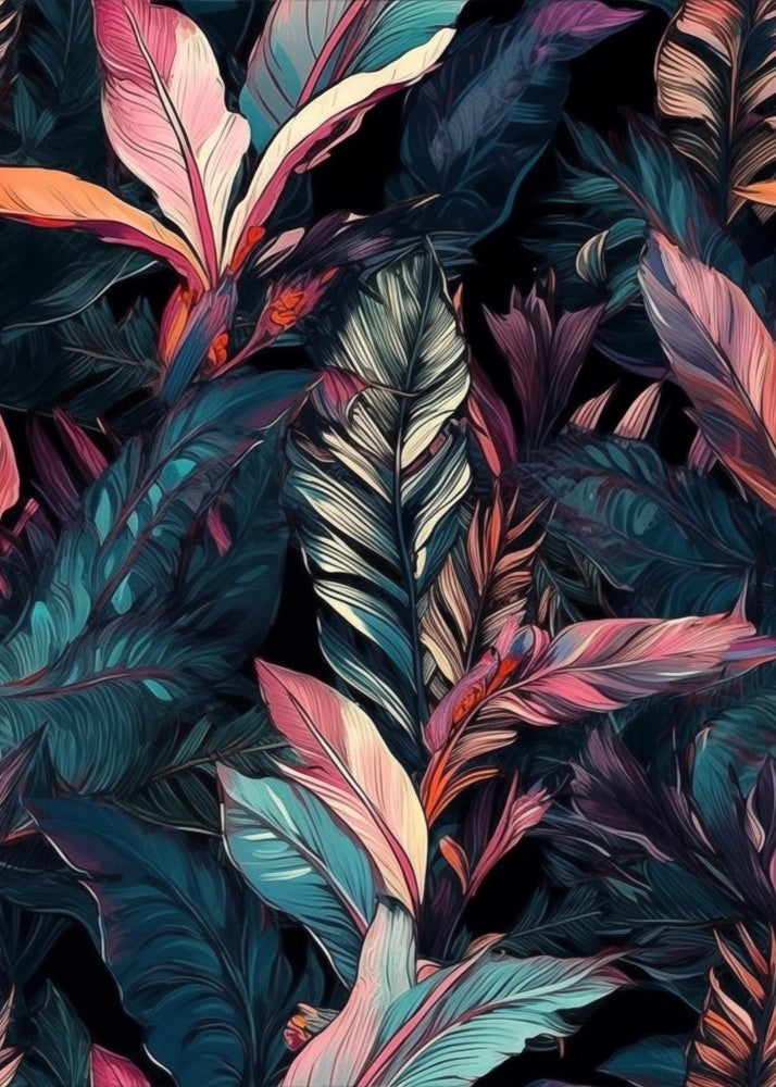 Nature Flowers and Leaves Watercolor Art (78)