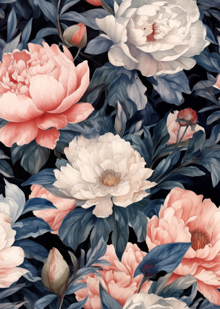 Nature Flowers and Leaves Watercolor Art (86)