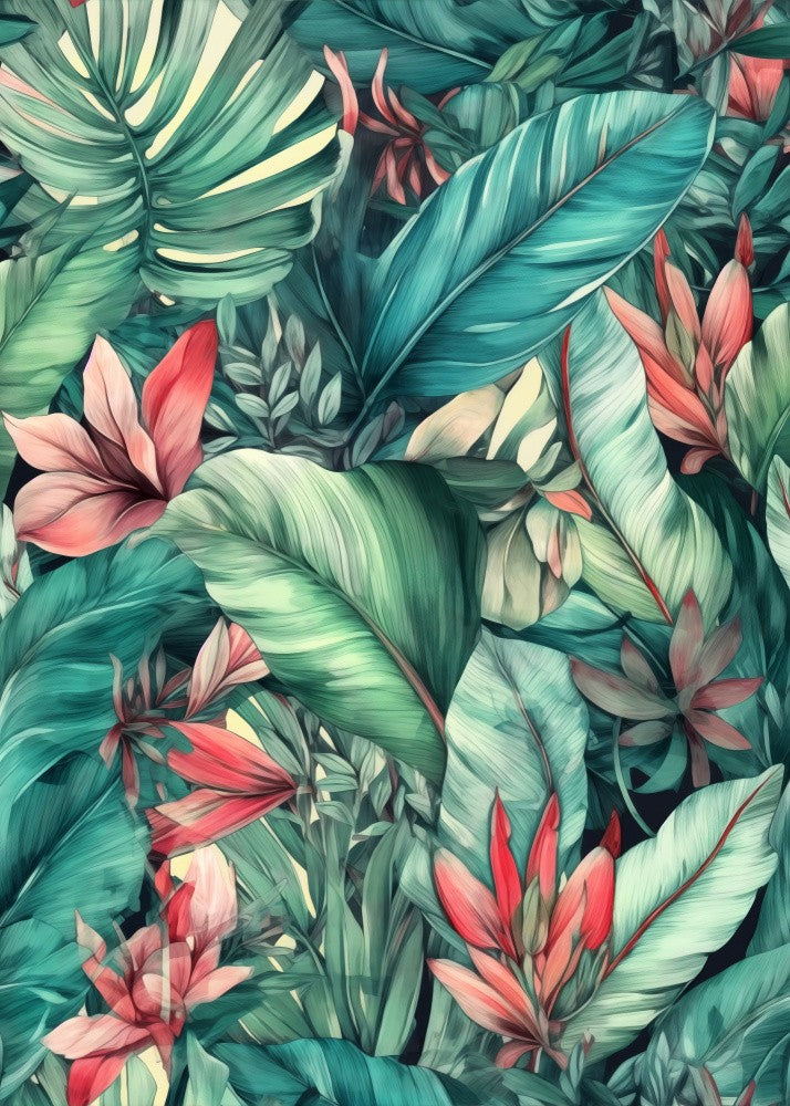 Nature Flowers and Leaves Watercolor Art (91)