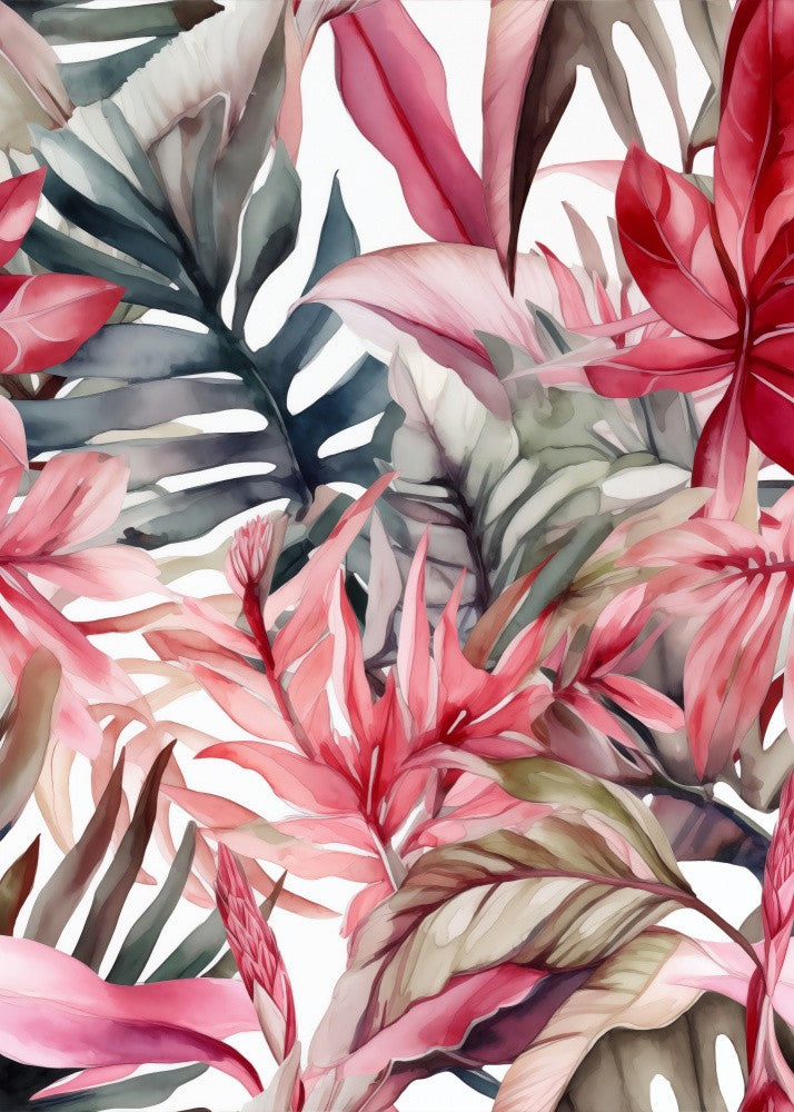 Nature Flowers and Leaves Watercolor Art (93)