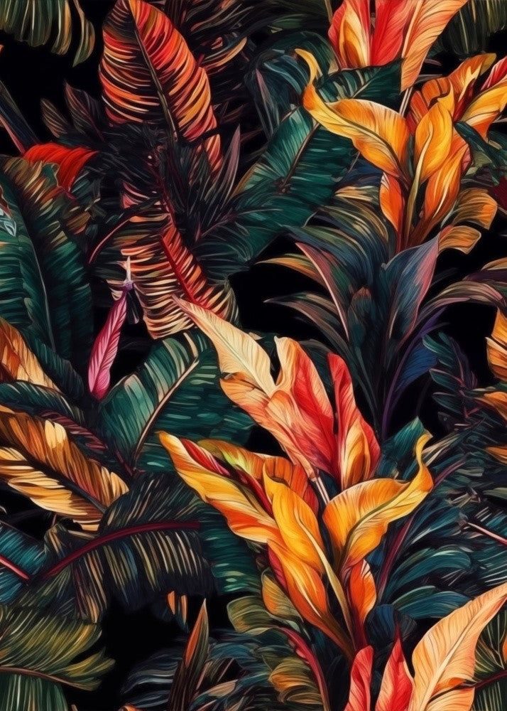 Nature Flowers and Leaves Watercolor Art (94)