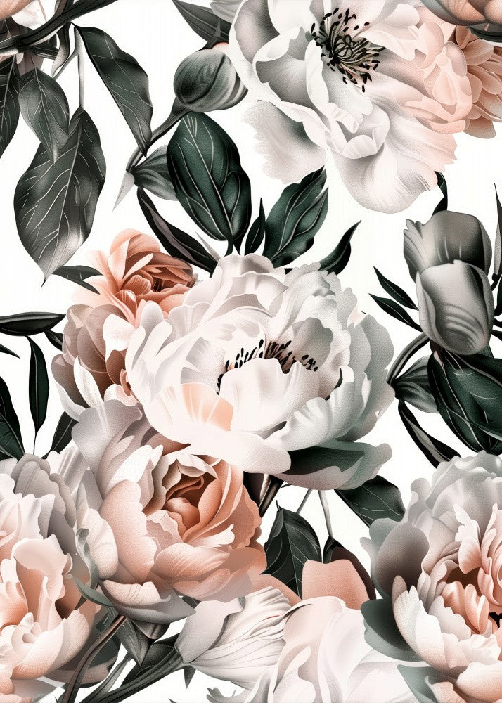 Nature Flowers and Leaves Watercolor Art (124)