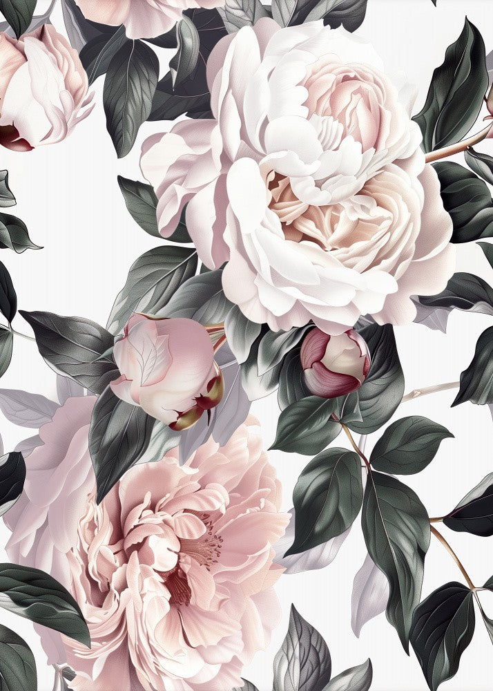 Nature Flowers and Leaves Watercolor Art (125)