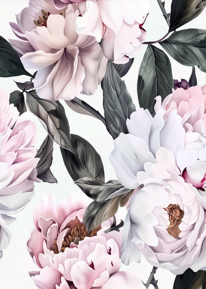 Nature Flowers and Leaves Watercolor Art (129)