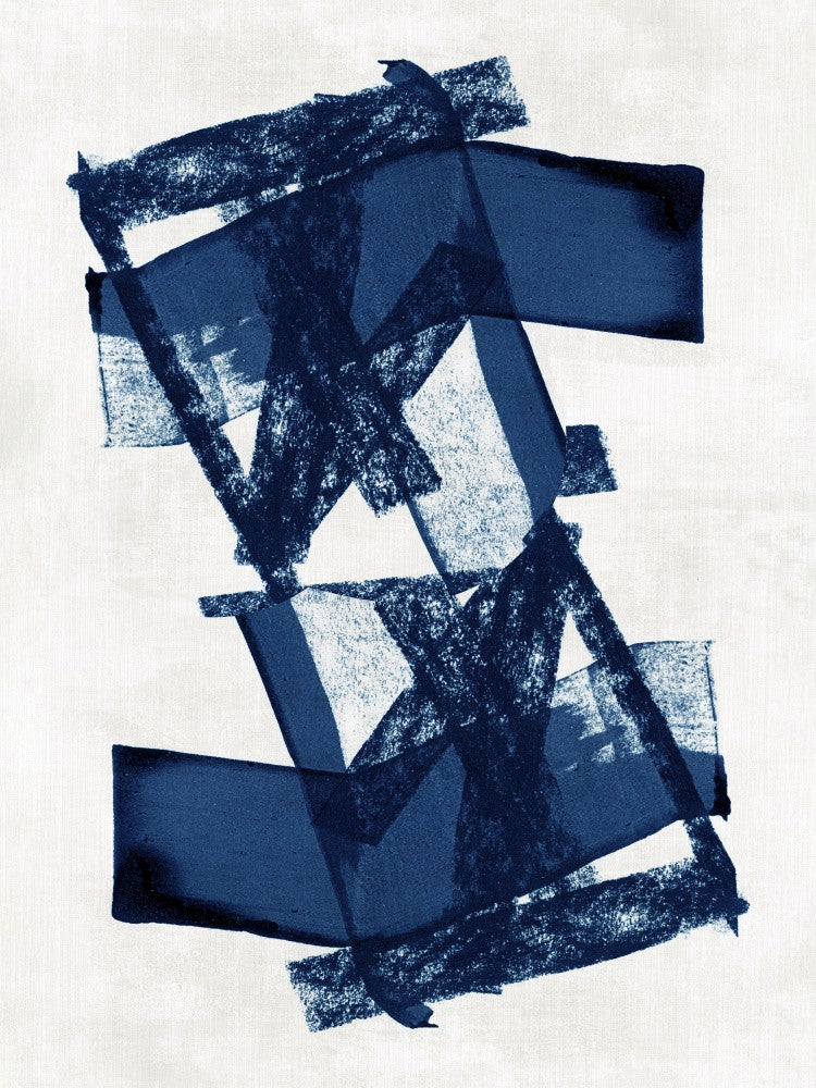 Abstract Blue Structure 3