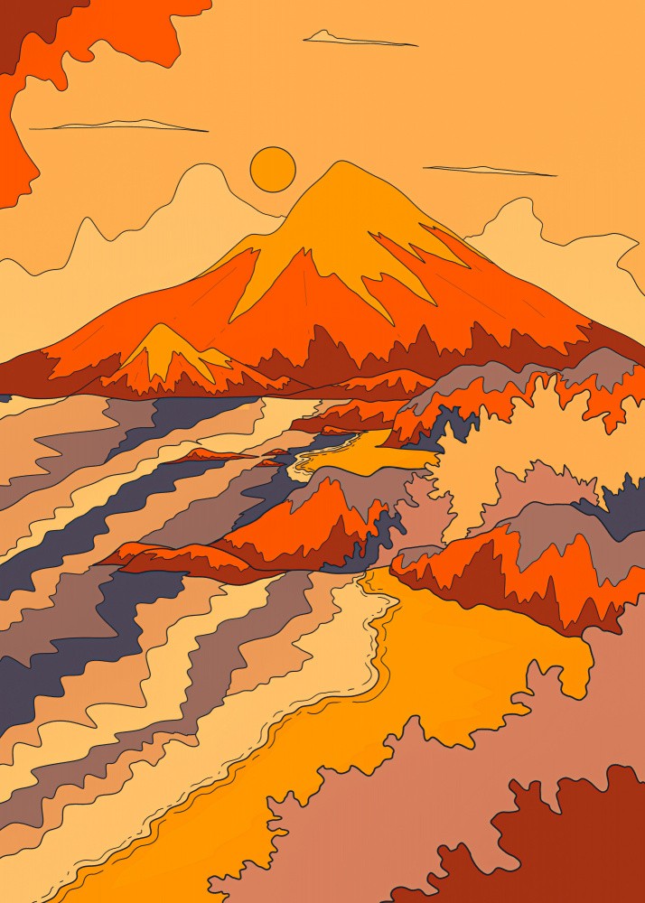 The autumnal shore