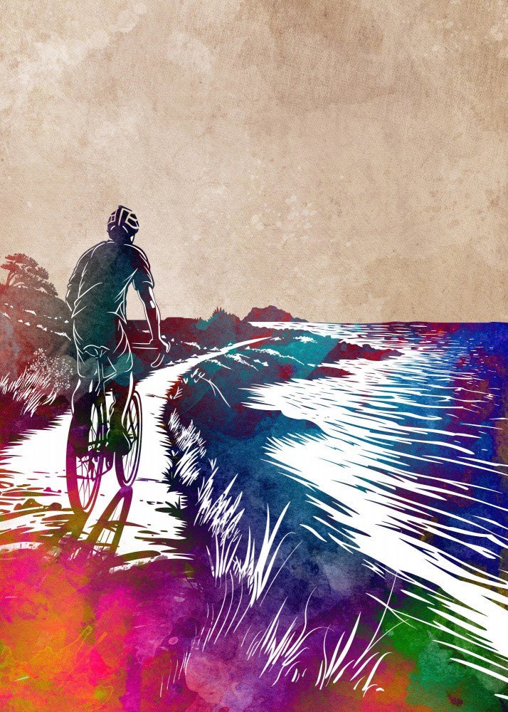 Biker  Sport Digital Art 2