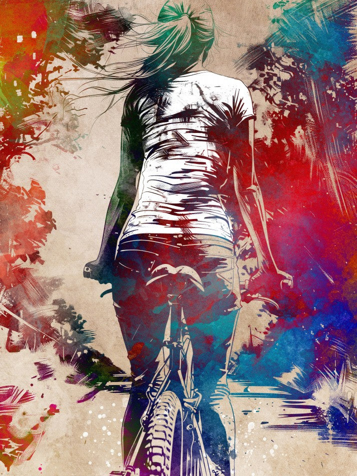Biker Sport Digital Art