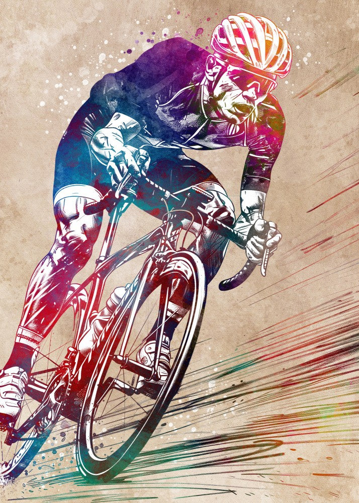 Cycling Sport Digital Art 3